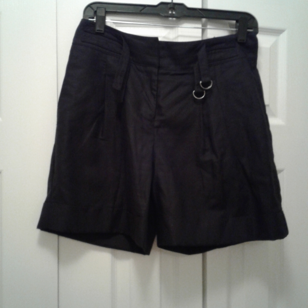 The Limited Linen Blend Utility Shorts